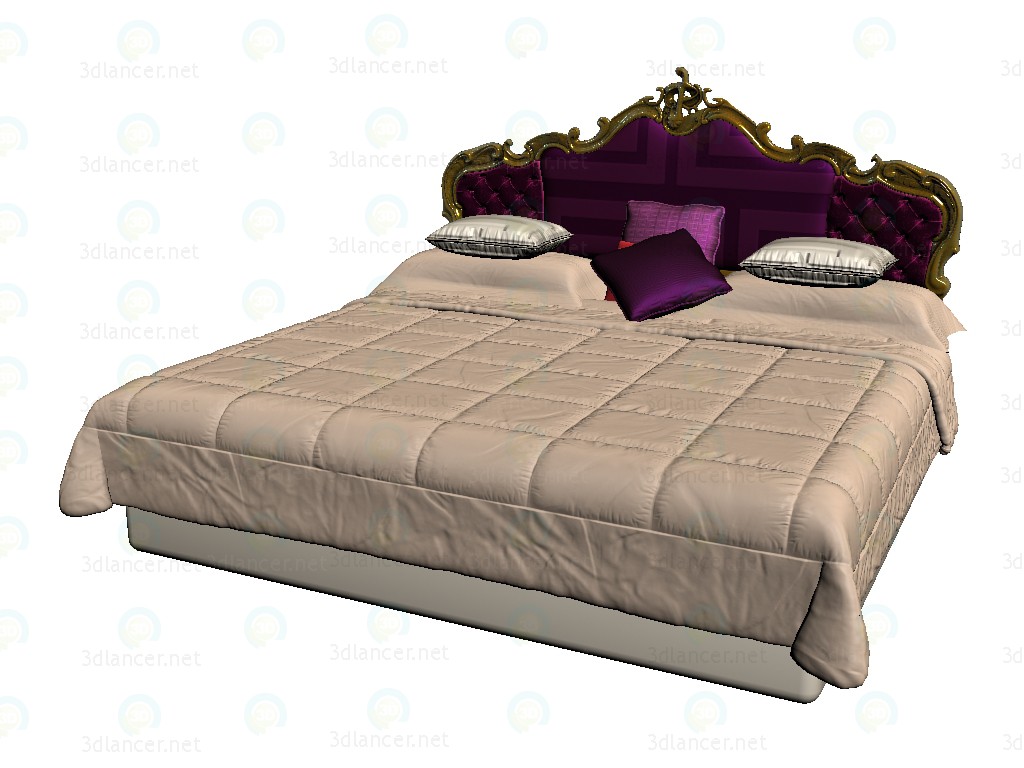 Modelo 3d Cama Veneza - preview