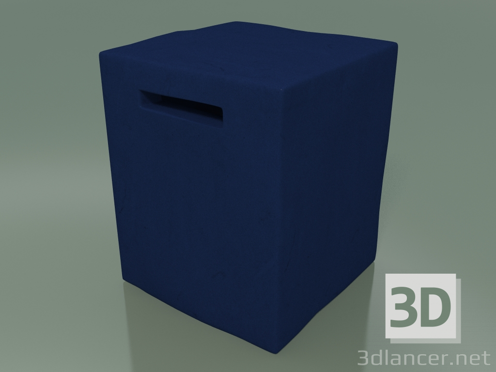modello 3D Tavolino, pouf, street InOut (42, Blue Ceramic) - anteprima
