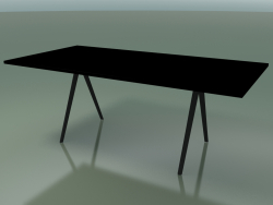 Rectangular table 5411 (H 74 - 99x200 cm, laminate Fenix F02, V44)