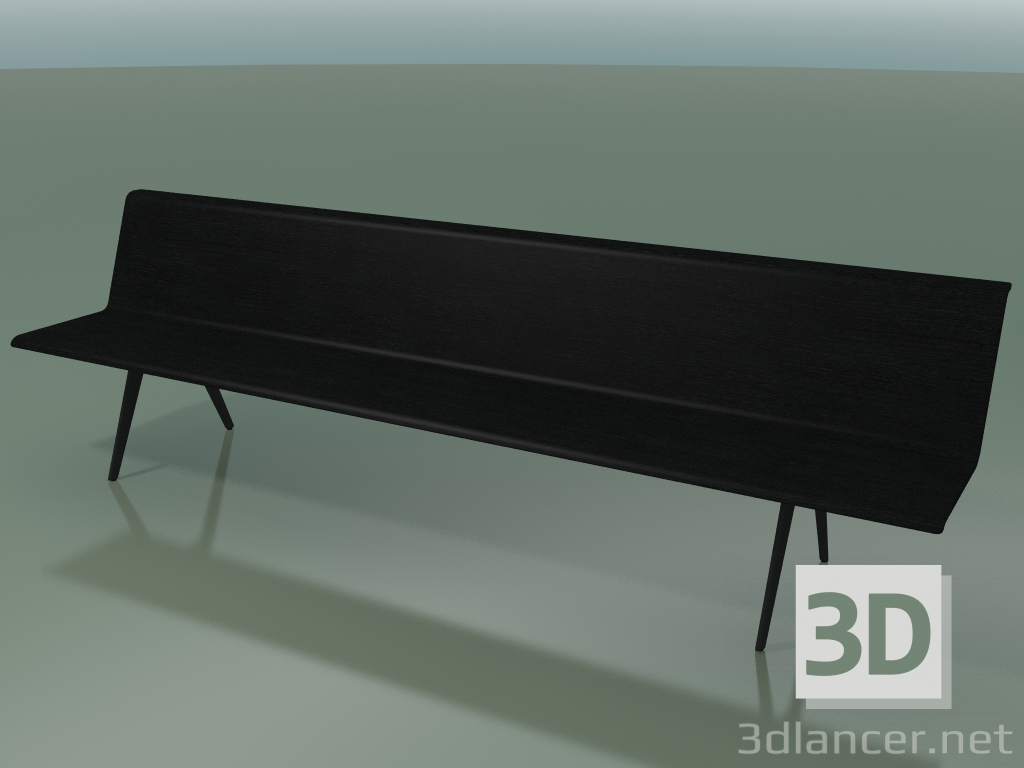 modèle 3D Module central Eating 4608 (L 300 cm, Noir) - preview