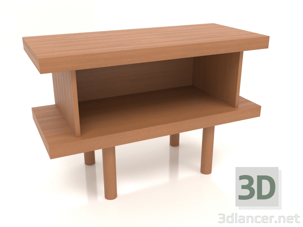 3d model Mueble TM 12 (900x400x600, rojo madera) - vista previa