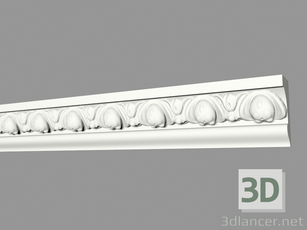 modello 3D Grondaia modellata (КФ96) - anteprima