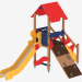 3d model Children's play complex (1104) - preview