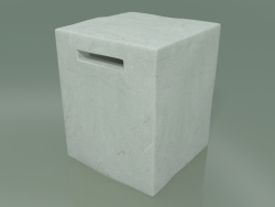 Столик приставной, оттоманка, уличный InOut (42, White Ceramic)