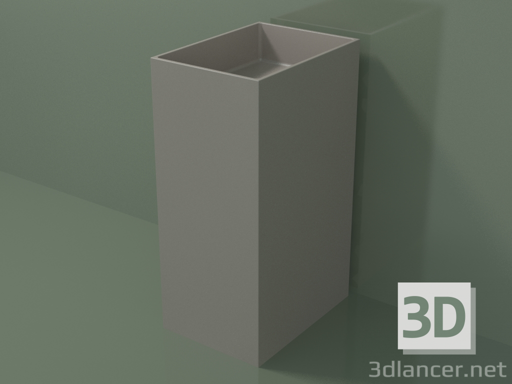 3d model Floor-standing washbasin (03UN16301, Clay C37, L 36, P 50, H 85 cm) - preview
