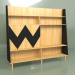 3d model Wall Woo Wall painted (black) - preview