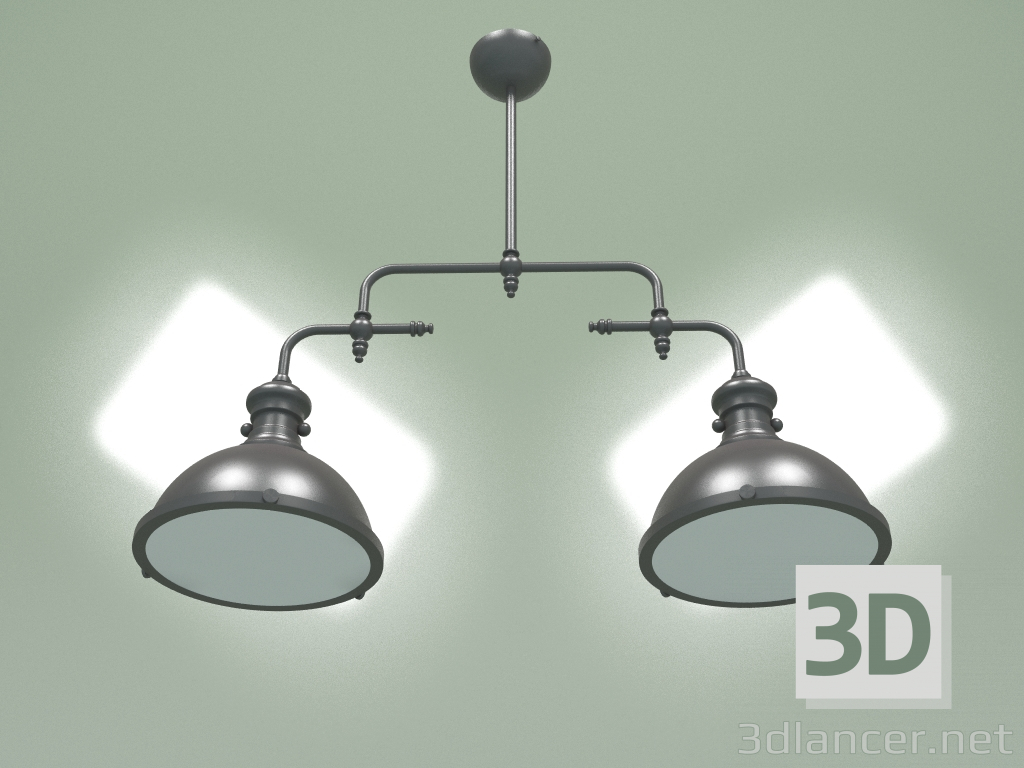 Modelo 3d Depósito de lâmpadas pendentes - preview