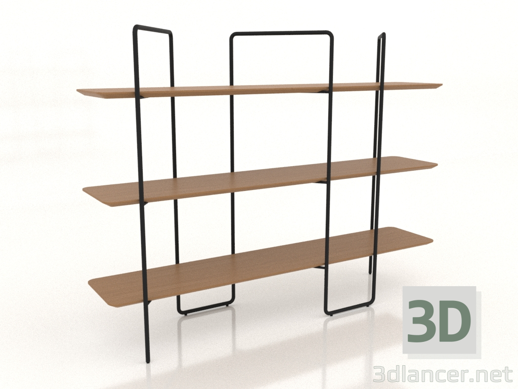 modello 3D Scaffale modulare 05 (3x3) - anteprima