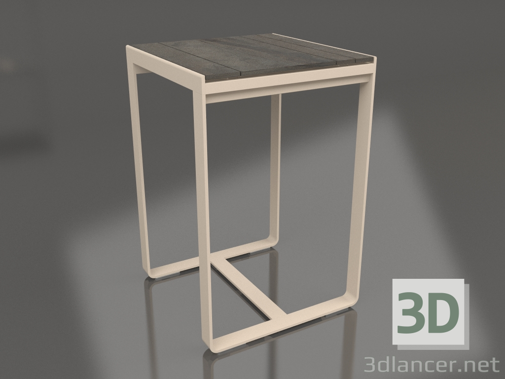 3d model Bar table 70 (DEKTON Radium, Sand) - preview