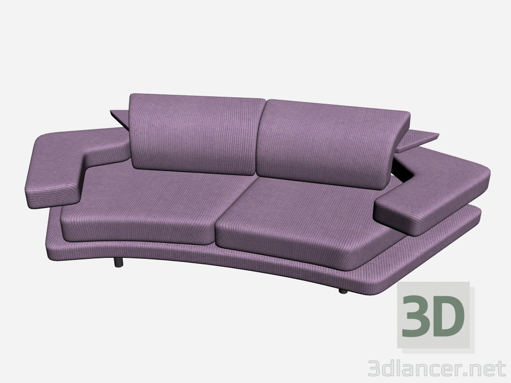 3D Modell Sofa Maxim 1 imbottito - Vorschau