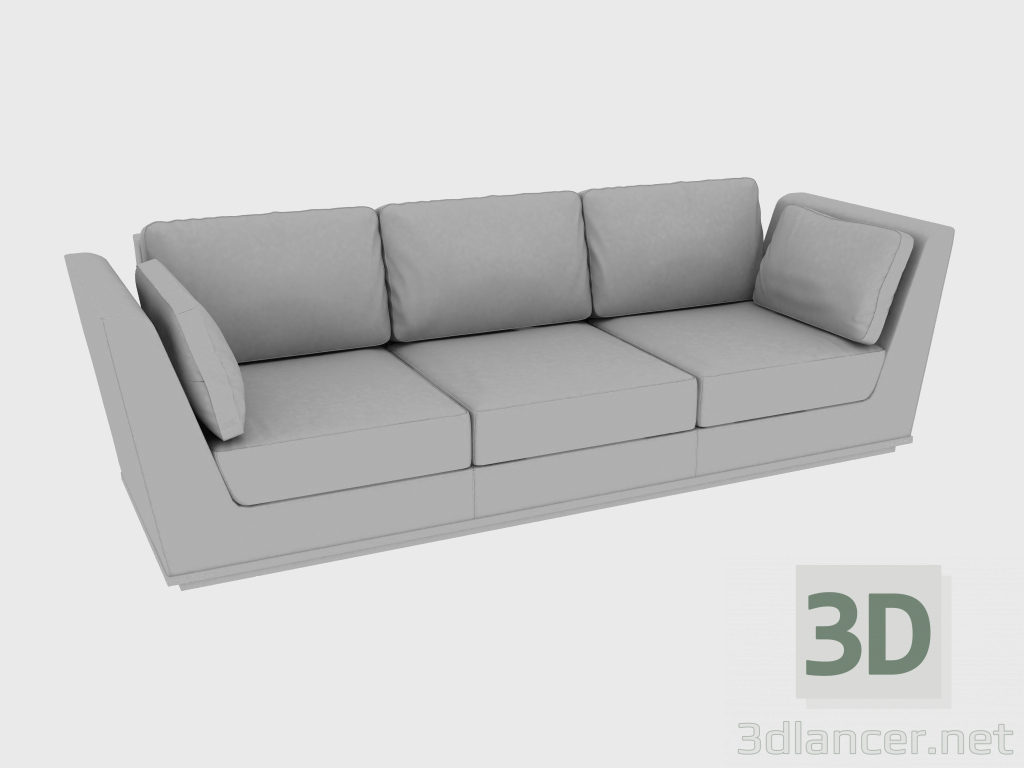 modèle 3D Canapé NOBU SOFA (282x110xH82) - preview
