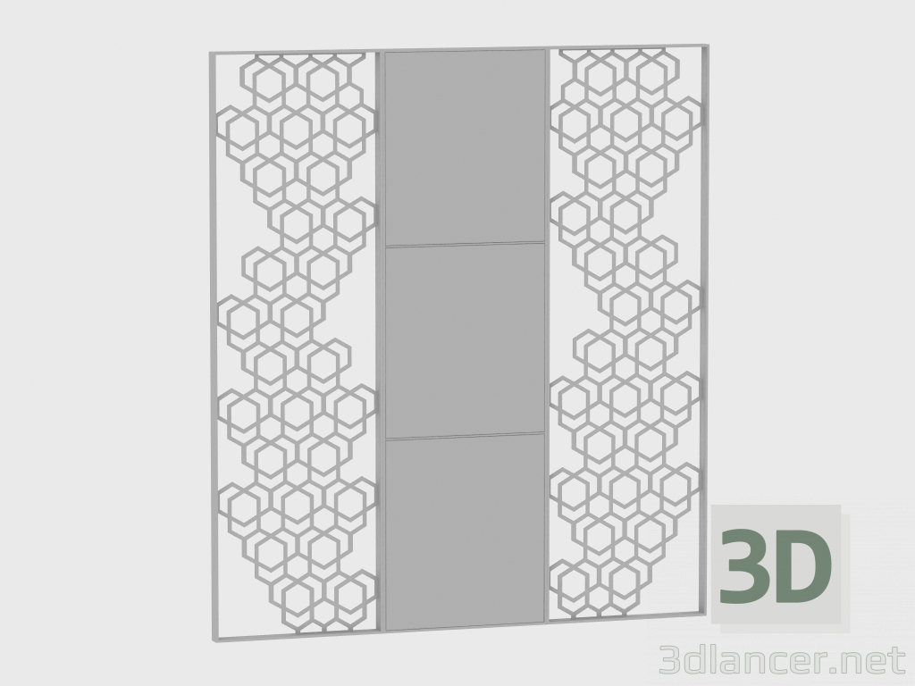 3D modeli Ekran ROTARY (161XH180) - önizleme