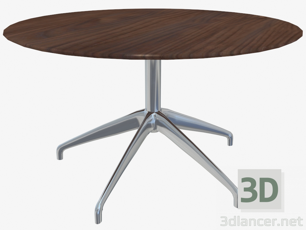 3d model Coffee table (walnut 70x40) - preview