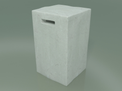 Столик приставной, оттоманка, уличный InOut (43, White Ceramic)