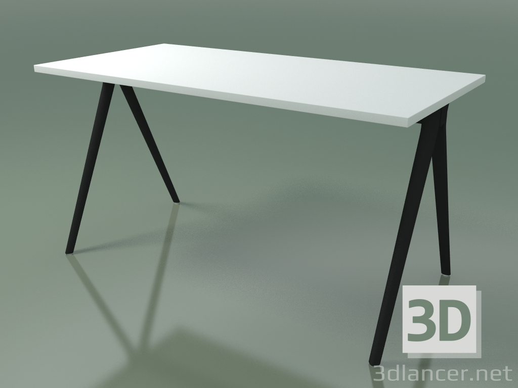 modello 3D Tavolo rettangolare 5400 (H 74 - 69x139 cm, melamina N01, V44) - anteprima