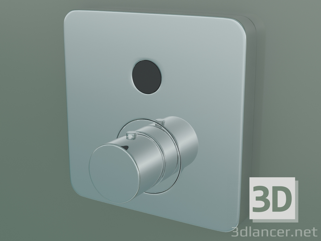 3d model Thermostat for concealed installation 1 function (36705000) - preview