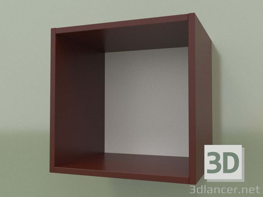 3D modeli Açık menteşeli raf (Arabika) - önizleme