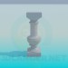 3d model Stand column - preview
