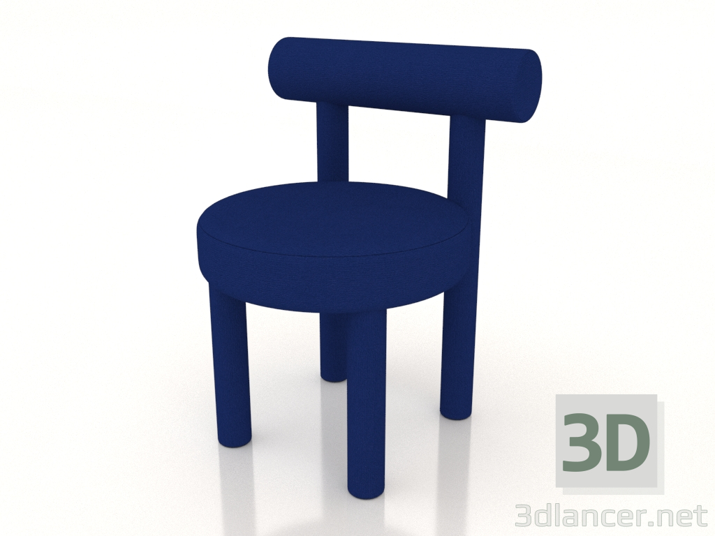 3D Modell Stuhl Gropius CS1 (blau) - Vorschau