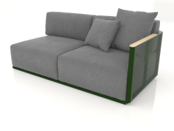 Módulo de sofá seção 1 direita (verde garrafa)