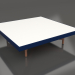 modello 3D Tavolino quadrato (Blu notte, DEKTON Zenith) - anteprima