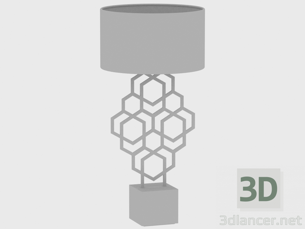 modello 3D Lampada da tavolo ANOUK (40XH82) - anteprima