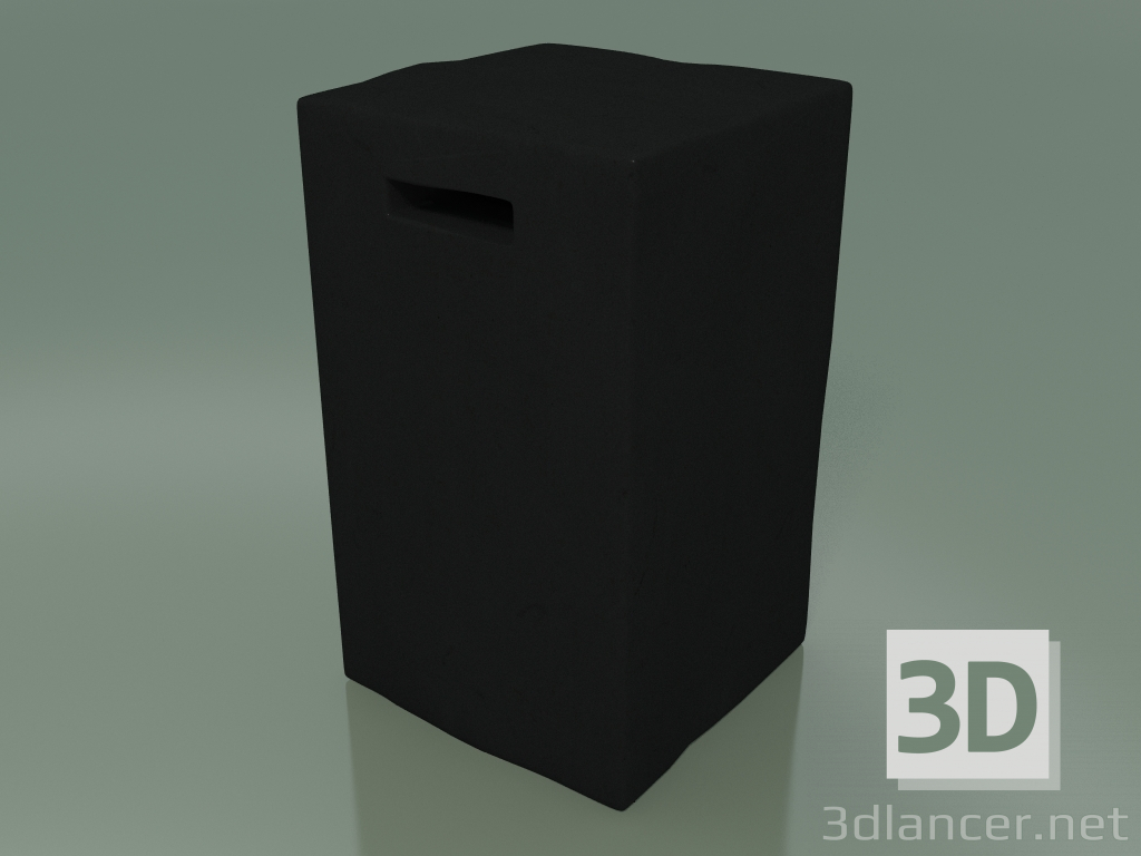 3d модель Столик приставний, оттоманка, вуличний InOut (43, Anthracite Grey Ceramic) – превью