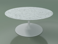 Tavolino rotondo 0744 (H 35 - P 80 cm, marmo, V12)