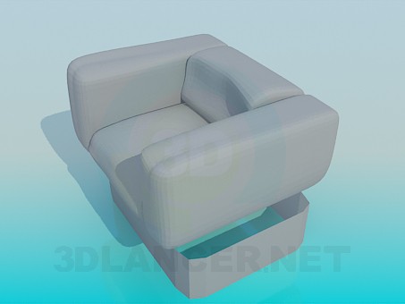 modelo 3D Enorme sillón - escuchar modelo 3D Enorme sillón - escuchar