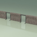 3D modeli Koltuk modülü 213 sırtlığı (Metal Duman, Gri Kum Kemer) - önizleme
