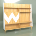 3d model Wall Woo Wall pintado (blanco) - vista previa