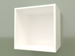 Open hinged shelf (White)
