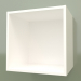 3d model Open hinged shelf (White) - preview