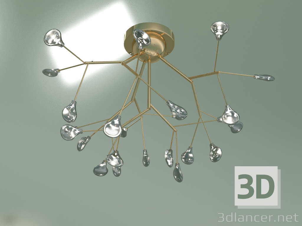 modello 3D Lampadario a soffitto Lamella 566 - anteprima