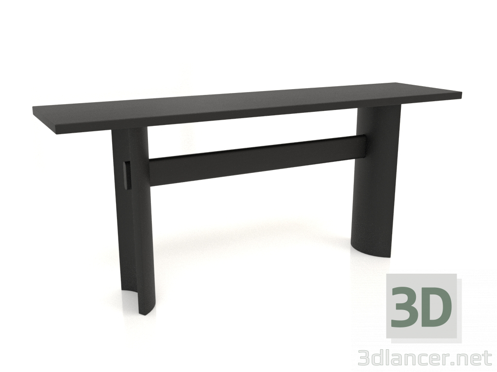 3 डी मॉडल कंसोल डीटी 05 (1600x400x700, लकड़ी का काला) - पूर्वावलोकन