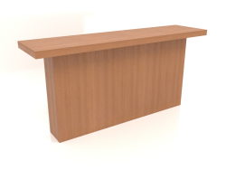 Table console KT 10 (1600x400x750, bois rouge)