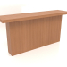 3d model Console table KT 10 (1600x400x750, wood red) - preview