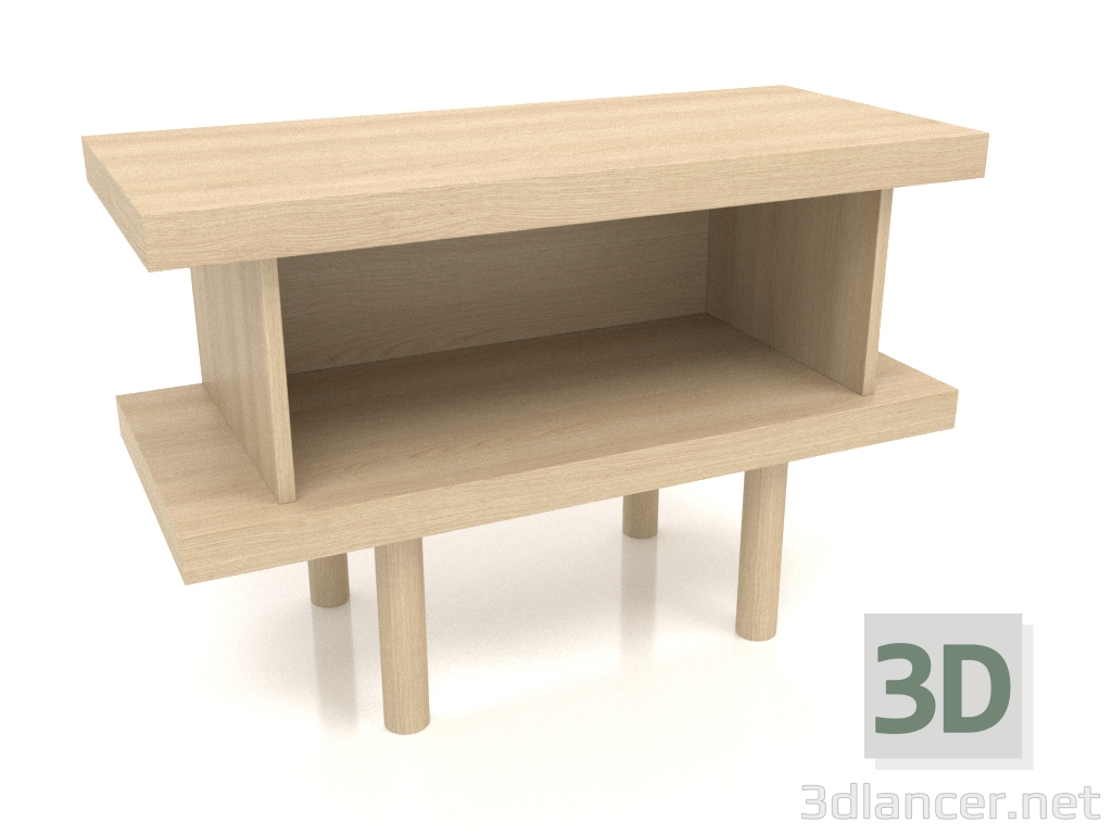 3d model Mueble TM 12 (900x400x600, blanco madera) - vista previa