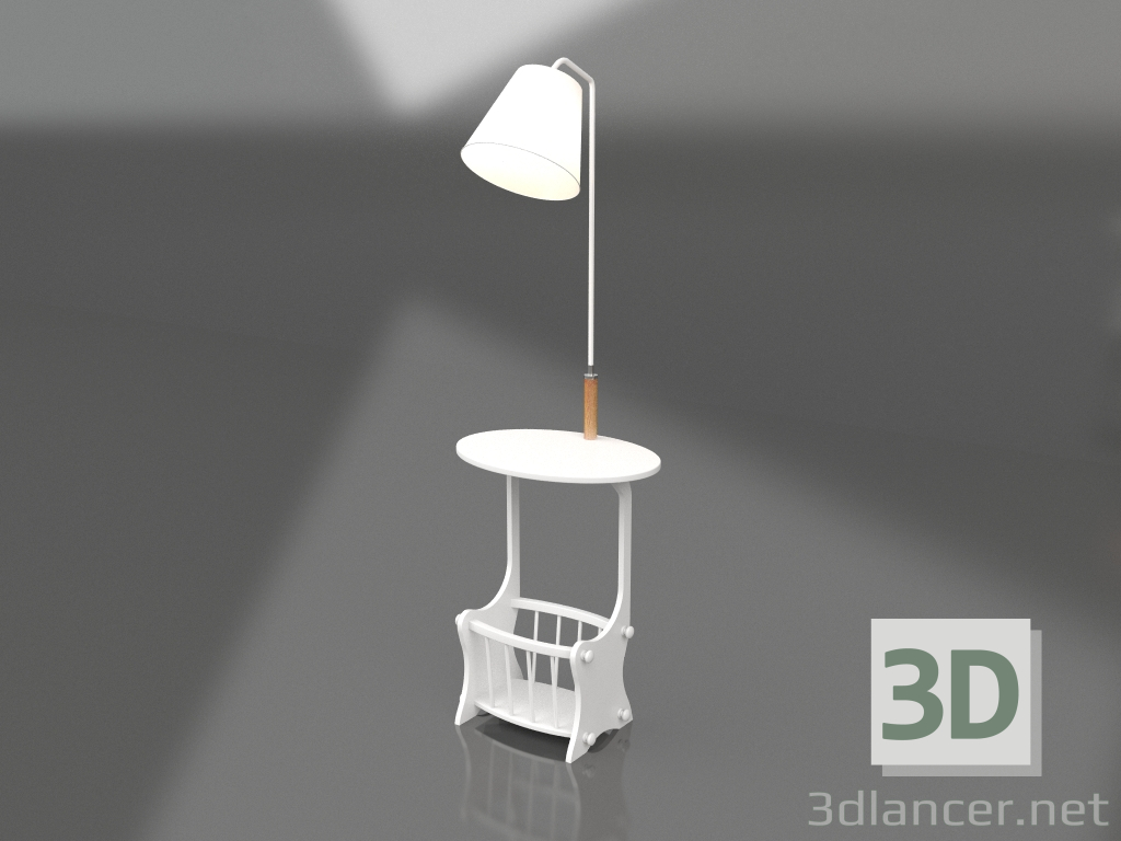 3d model Floor lamp Talius white (07187.01) - preview