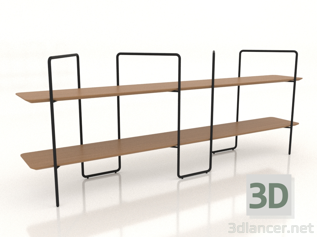 3D modeli Modüler raf 07 (4x2) - önizleme