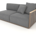 Modelo 3d Módulo de sofá seção 1 direita (Bronze) - preview