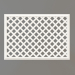 3d model Gypsum ventilation grills VR 017 (229x329x12) - preview