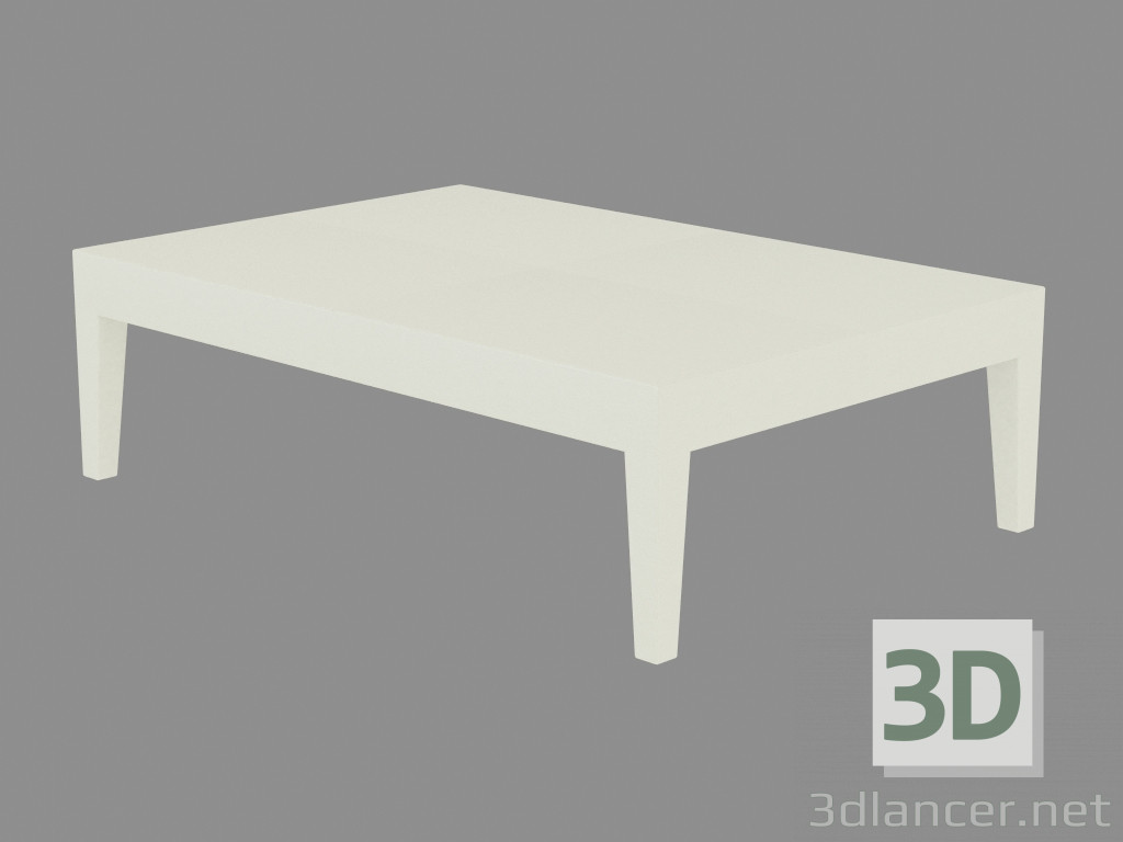 3d model Coffee table in Saint Louis leather - preview