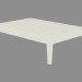 3d model Coffee table in Saint Louis leather - preview