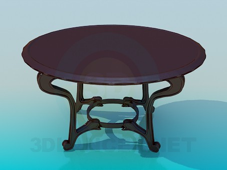 3d model Mesa para el té - vista previa