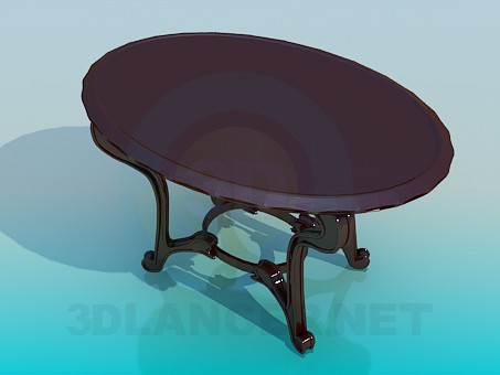 modelo 3D Mesa para el té - escuchar modelo 3D Mesa para el té - escuchar