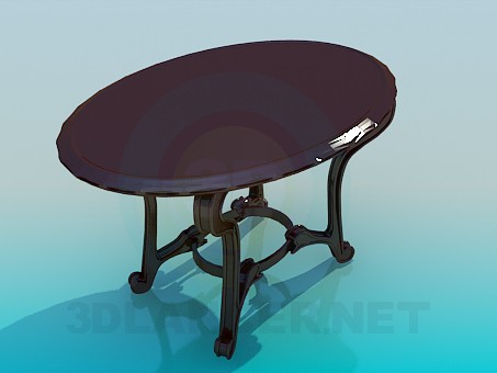 modelo 3D Mesa para el té - escuchar modelo 3D Mesa para el té - escuchar
