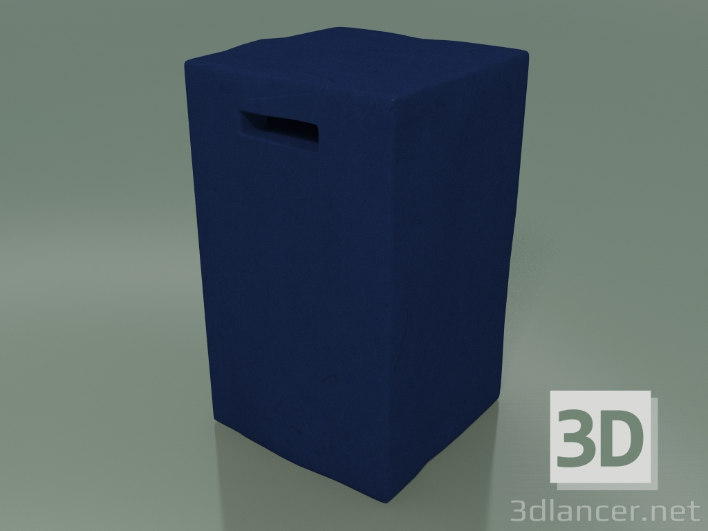 modello 3D Tavolino, pouf, street InOut (43, Blue Ceramic) - anteprima