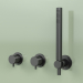 3d model Wall-mounted mixers with stainless steel hand shower (13 68, ON) - preview