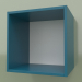 3d model Open hinged shelf (Turquoise) - preview